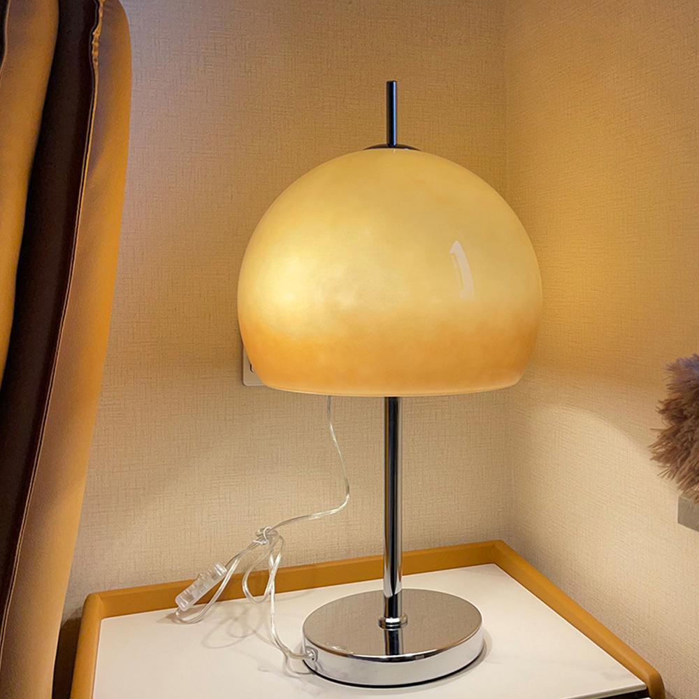 Vintage Creative Mushroom Floor Lamp Mid-Century Modern Table Lamp-Handwovenlamp