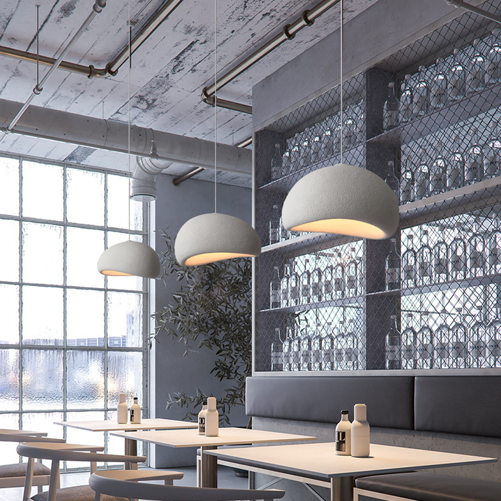 Classic Gray Living Room Wabi-sabi Pendant Light Home Life Lighting Decoration-Handwovenlamp