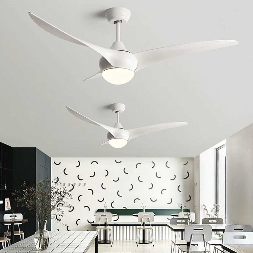 52 Inch Ceiling Fan with Lights Remote Control-Handwovenlamp
