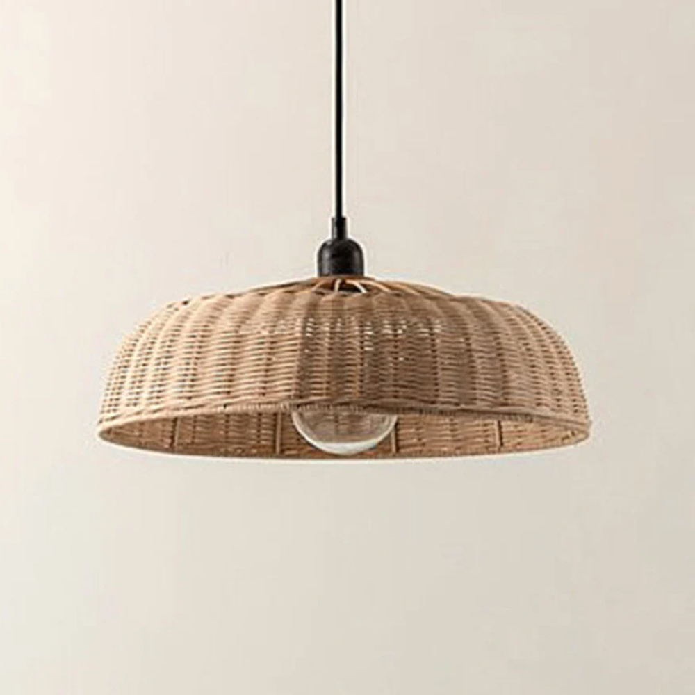 Handmade Rattan Pendant Light Rattan Lampshade-Handwovenlamp
