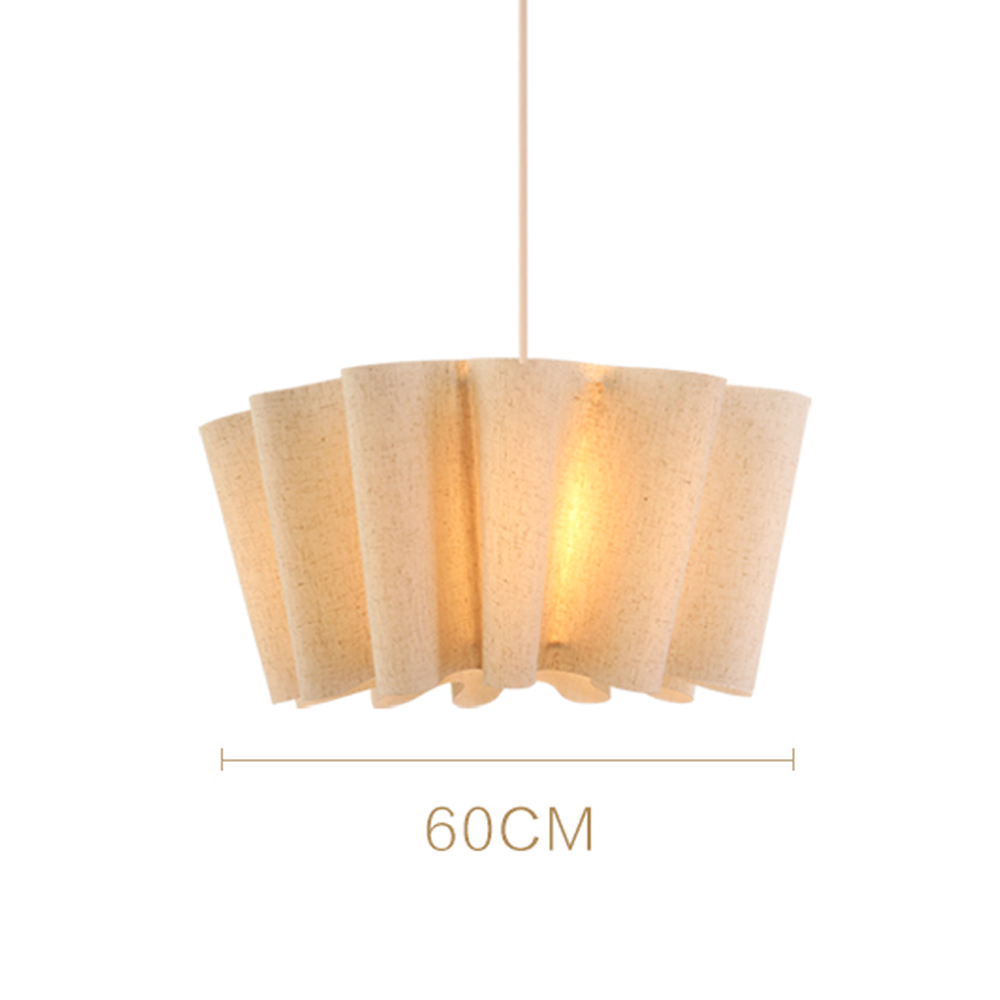 Japanese Retro Artistic Fabric Chandelier Wabi-sabi Home decor Pendant Light-Handwovenlamp