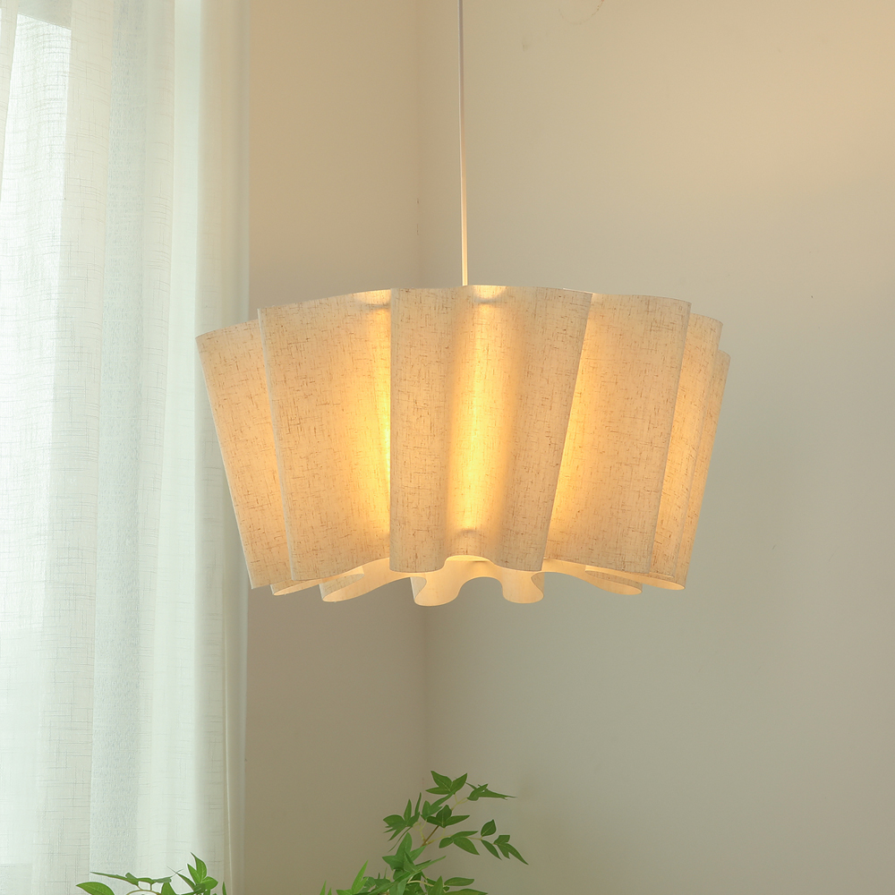 Japanese Retro Artistic Fabric Chandelier Wabi-sabi Home decor Pendant Light-Handwovenlamp