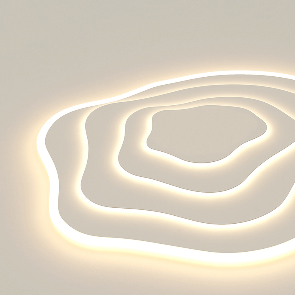 Nordic Minimalist Flower Acrylic Ceiling Light For Bedroom-Handwovenlamp