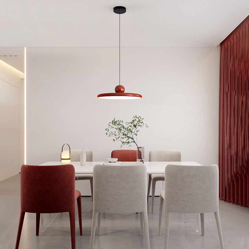 Mid Century Modern Dish Shape Dining Room Chandelier Scandinavian Lamps-Handwovenlamp