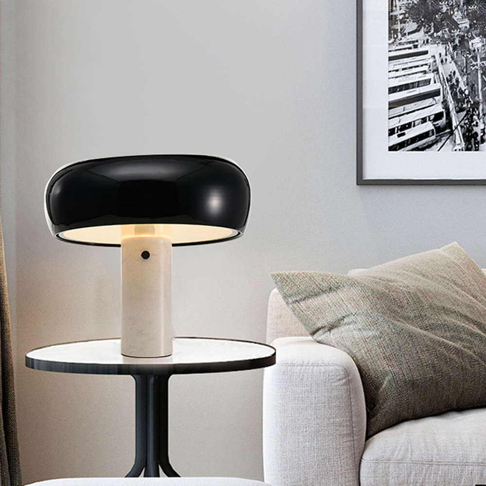 Italian Snoopy Mushroom Marble Table Lamp Bedside Lamp-Handwovenlamp
