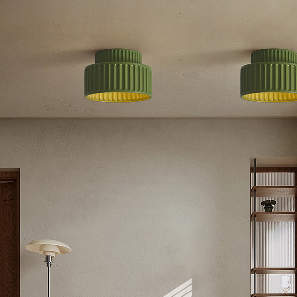 Nordic Cream Style Aisle Ceiling Lamp Modern Simple Balcony Entrance Ceiling Light-Handwovenlamp