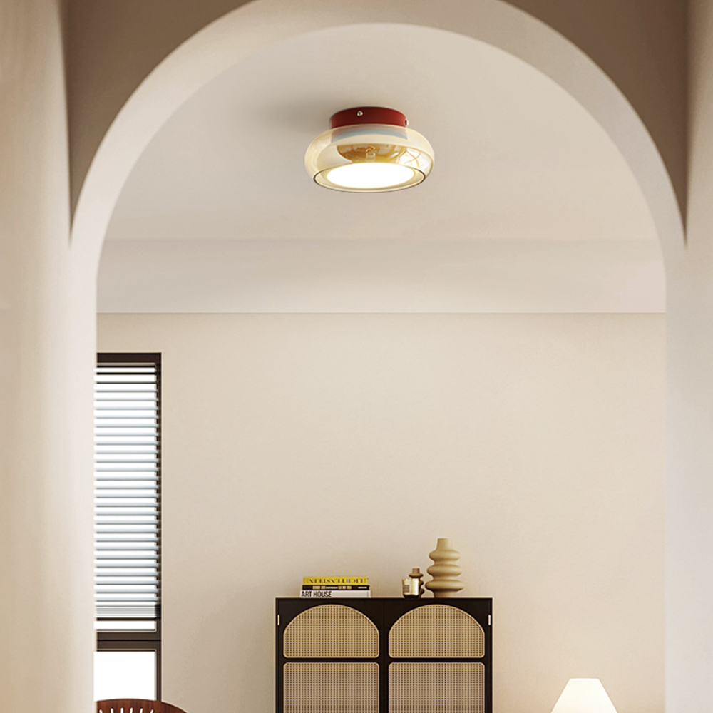 French Corridor Ceiling Lights antique-style entrance Flush Mount Lamp-Handwovenlamp