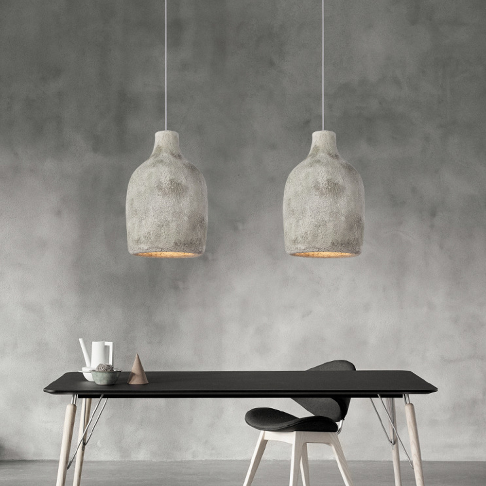 Wabi-sabi High Density Polystyrene Restaurant Lamp Art Designer Pendant Light-Handwovenlamp