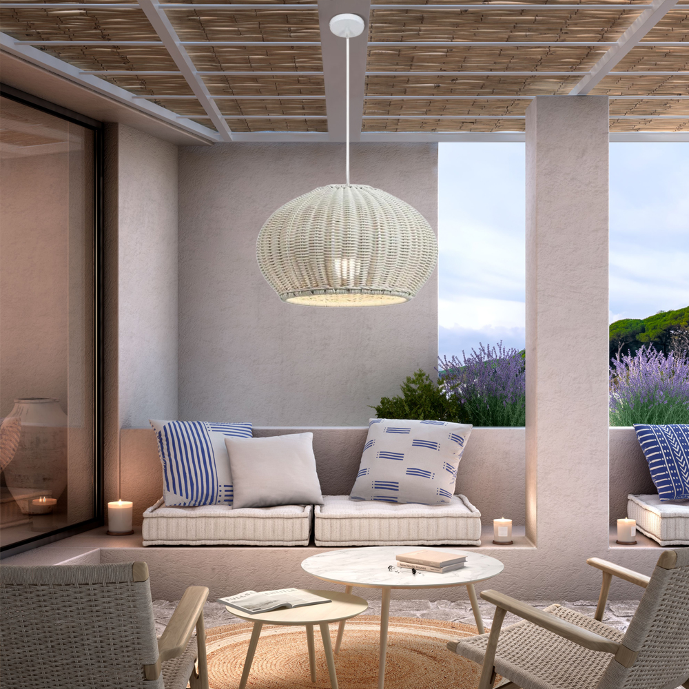 Modern Outdoor Pendant Lights Terrace Waterproof Lighting Fixtures-Handwovenlamp