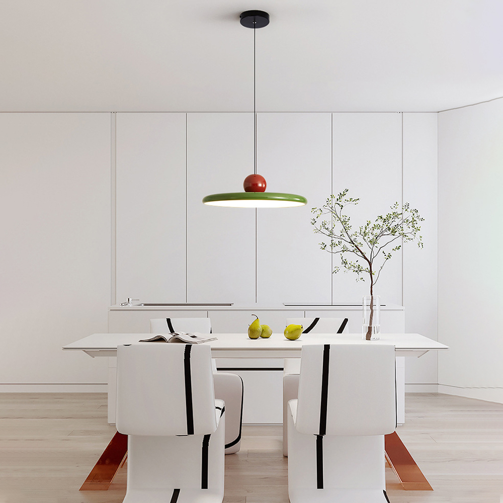 Mid Century Modern Dish Shape Dining Room Chandelier Scandinavian Lamps-Handwovenlamp