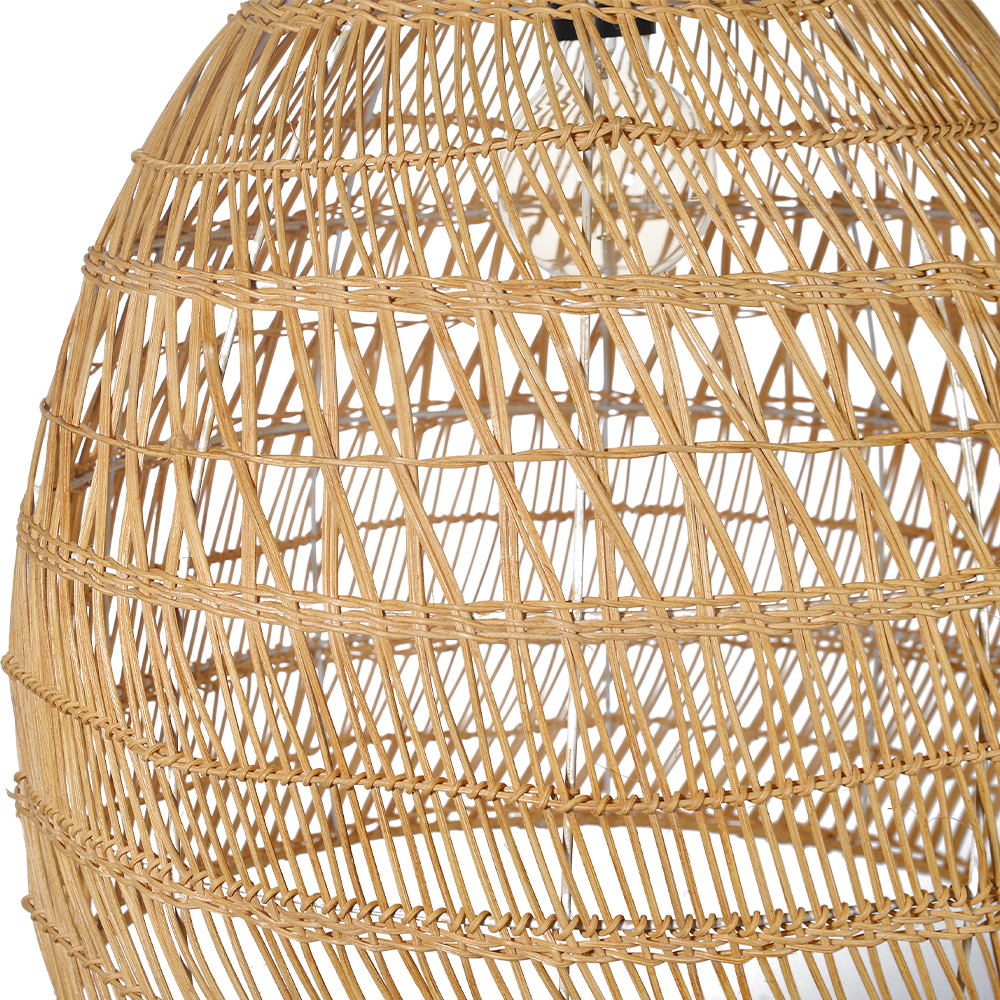 Wabi-sabi Lights Southeast Asia Living Room Hanging Chandelier-Handwovenlamp