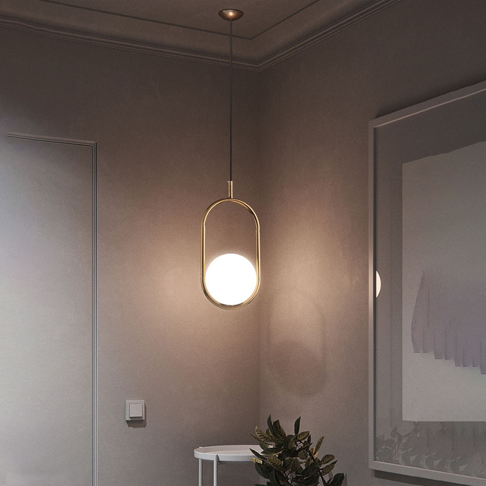 Modern Lighting Ball Glass Chandelier Art Deco Glass Bubble Lamp-Handwovenlamp