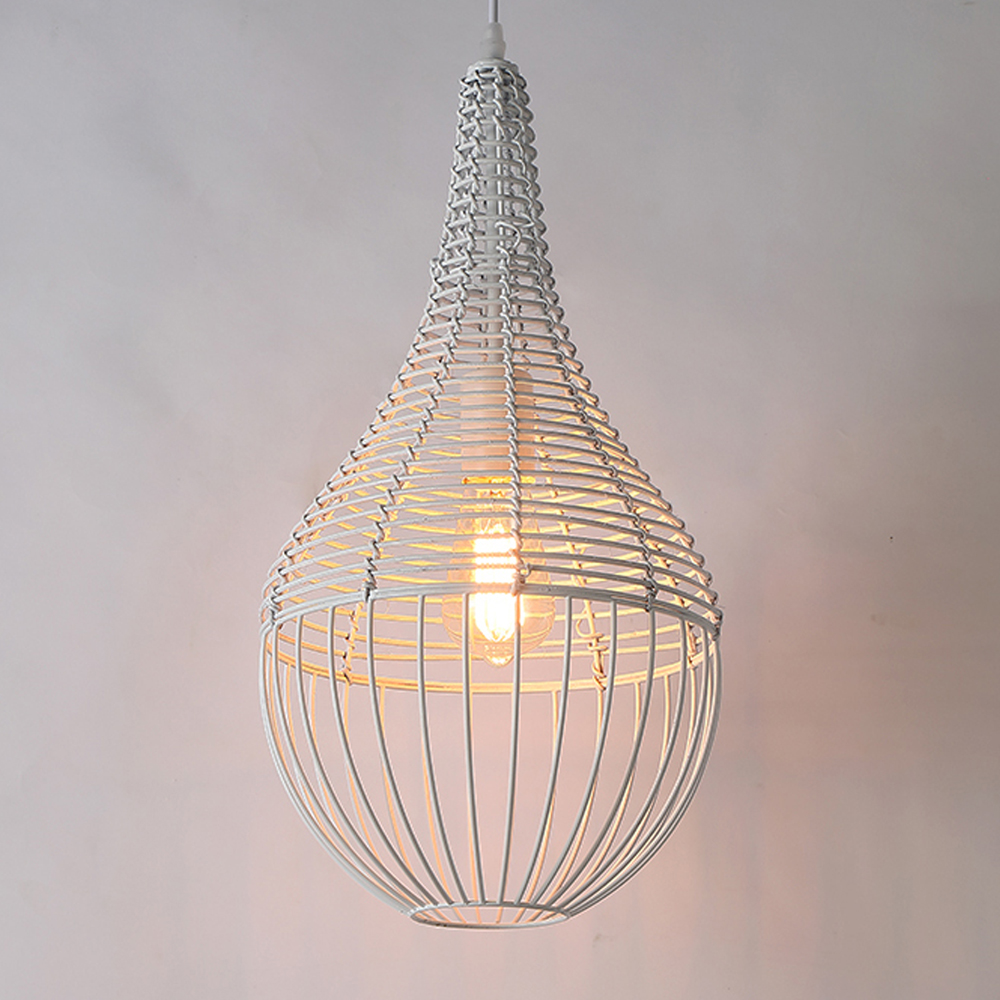 Nordic Metal Pendant Light Unique Design Restaurant Kitchen Island Chandelier-Handwovenlamp