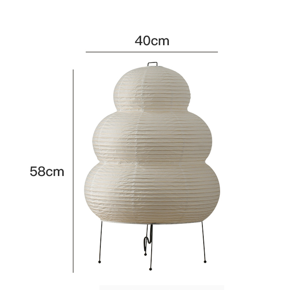 Japanese Rice Paper Table Lamp Personality Art Living Room Homestay Floor Lamp-Handwovenlamp