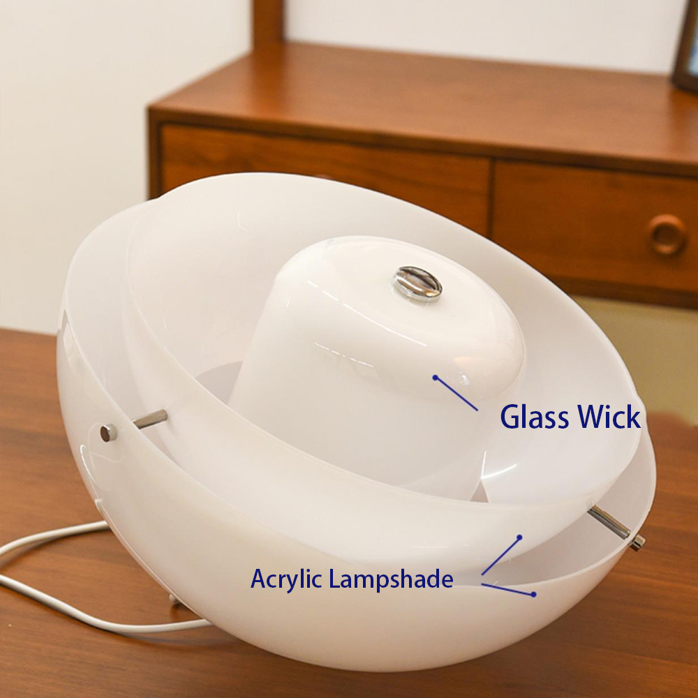 Vintage French Dining Table Lamp Living Room Glass Pendant Light-Handwovenlamp