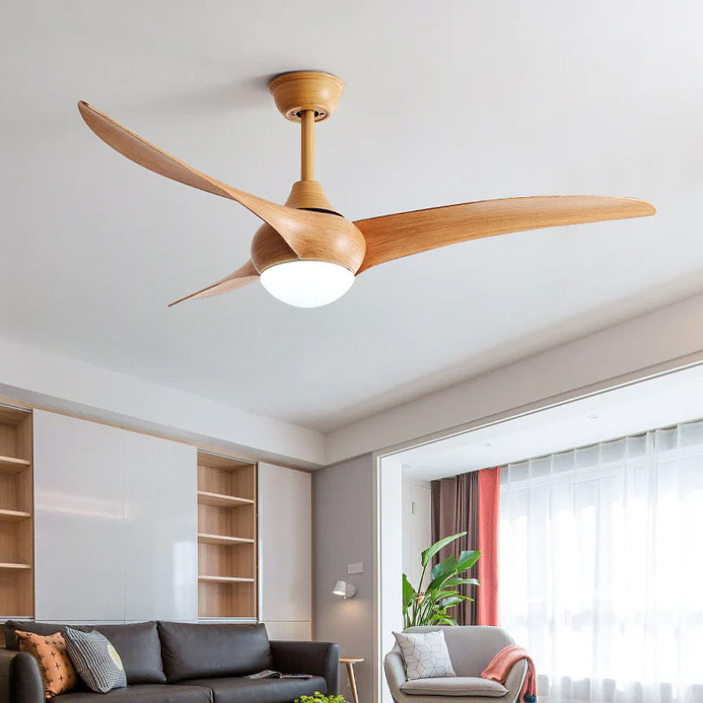 52 Inch Ceiling Fan with Lights Remote Control-Handwovenlamp