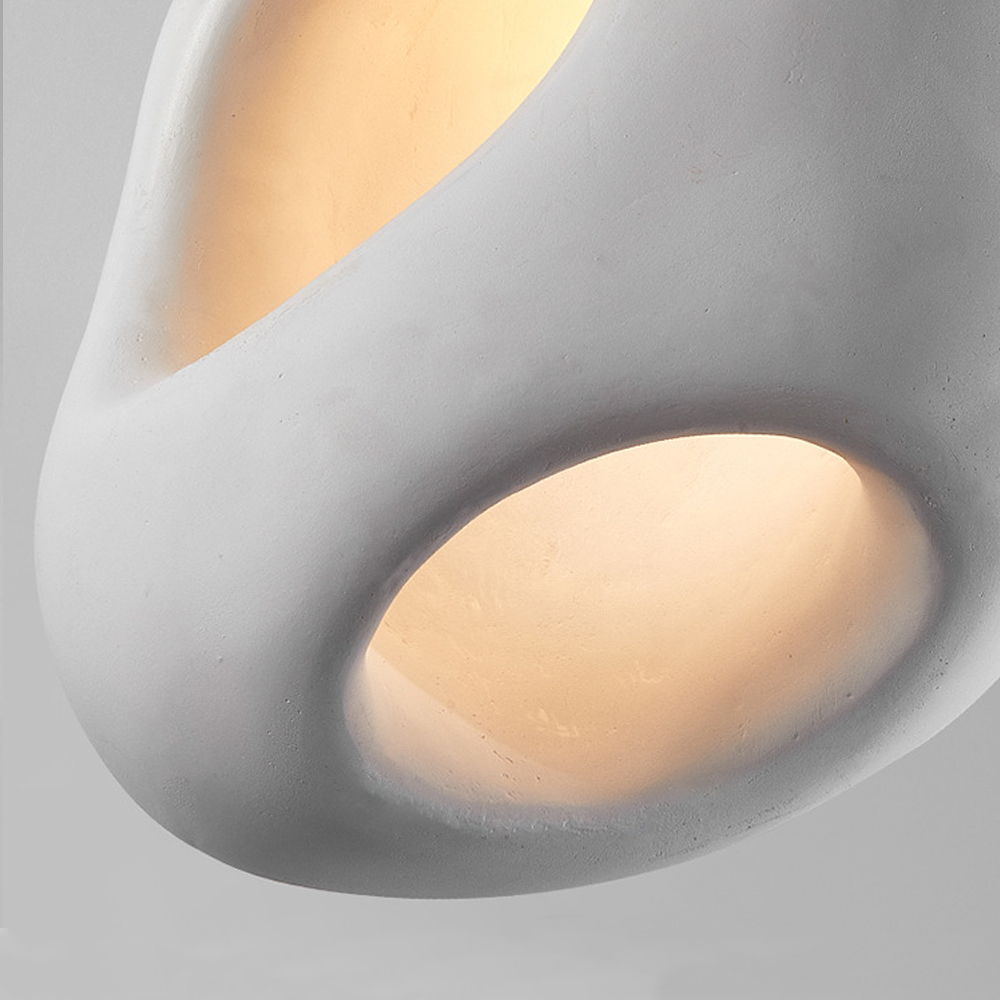 Minimalist Wabi-sabi Pendant Lights Loft Decor Hollow Design Hanging Lamp Fixture-Handwovenlamp