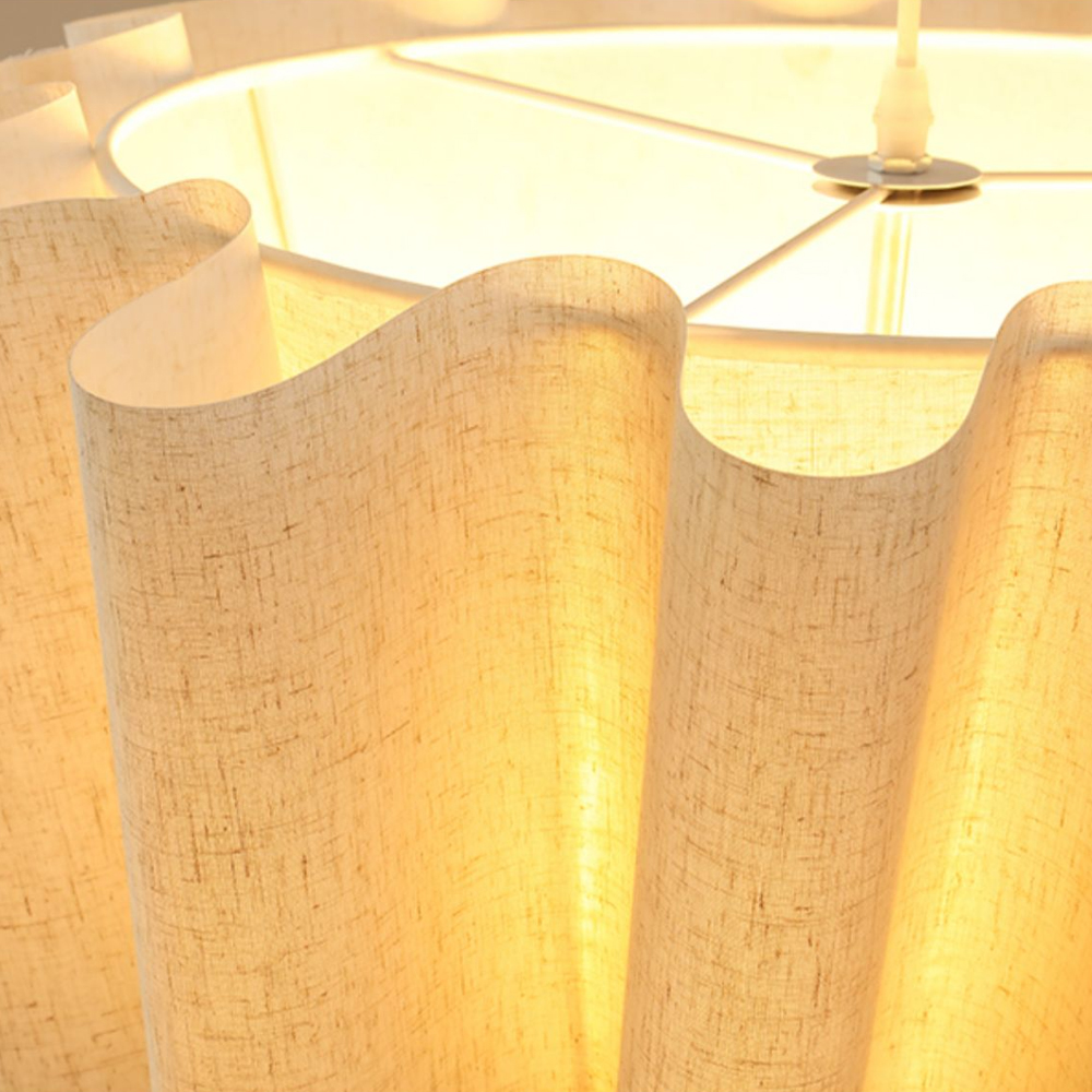 Japanese Retro Artistic Fabric Chandelier Wabi-sabi Home decor Pendant Light-Handwovenlamp