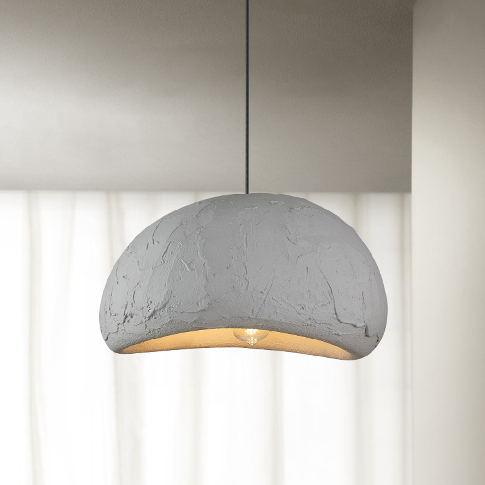 Creative Designer Klein Blue Pendant Light Wabi-sabi Living room Avocado Green Decor Chandelier-Handwovenlamp