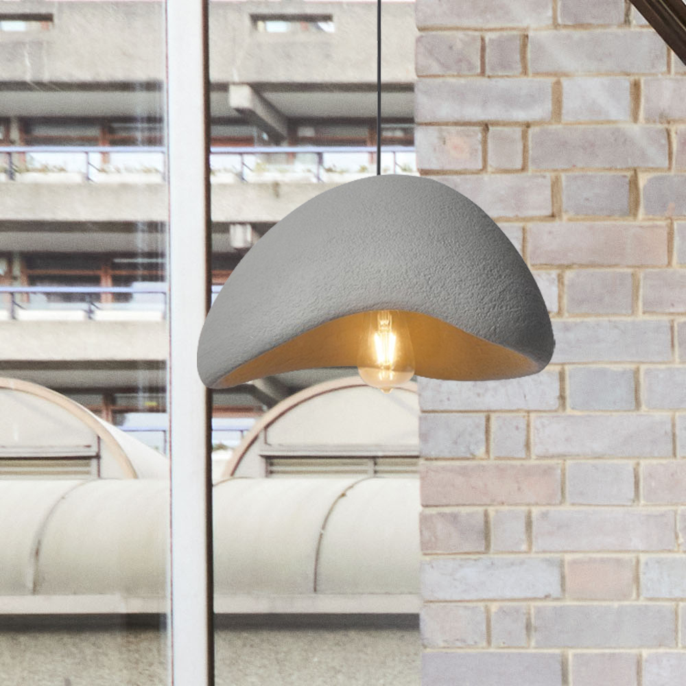 Classic Gray Living Room Wabi-sabi Pendant Light Home Life Lighting Decoration-Handwovenlamp