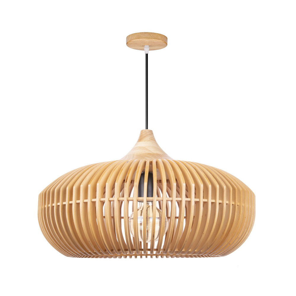 Japanese Retro Bar Table Wooden Pendant Lights Restaurant Lamp Medieval Lamp Fixture-Handwovenlamp