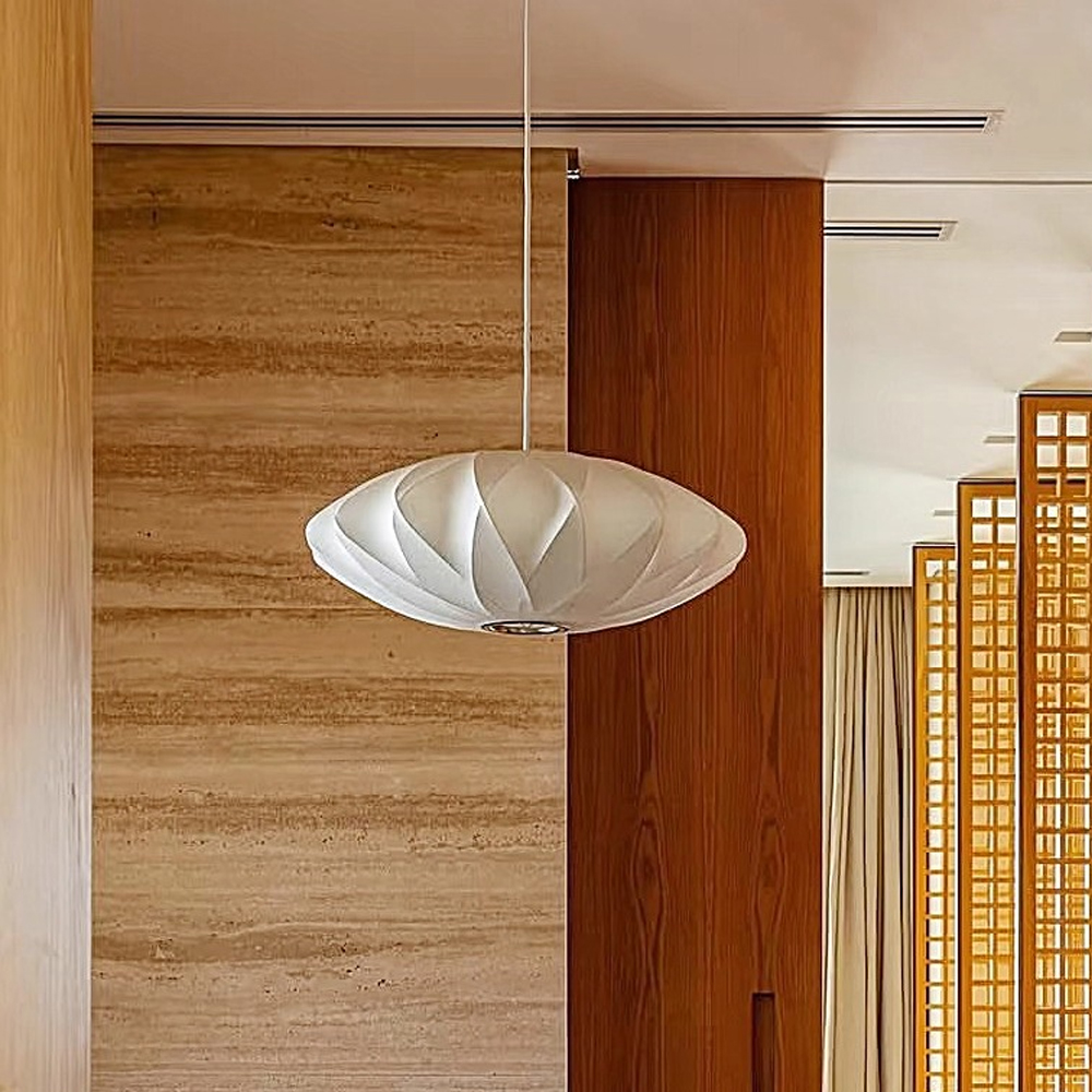 French fabric art chandelier over Dining Table