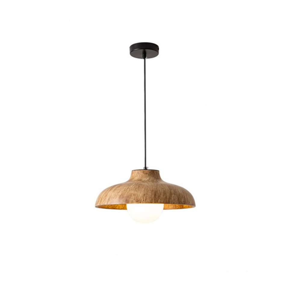 Vintage Light Fixtures Japanese-style Resin Chandelier Simple Dining Table Bar Lamp-Handwovenlamp