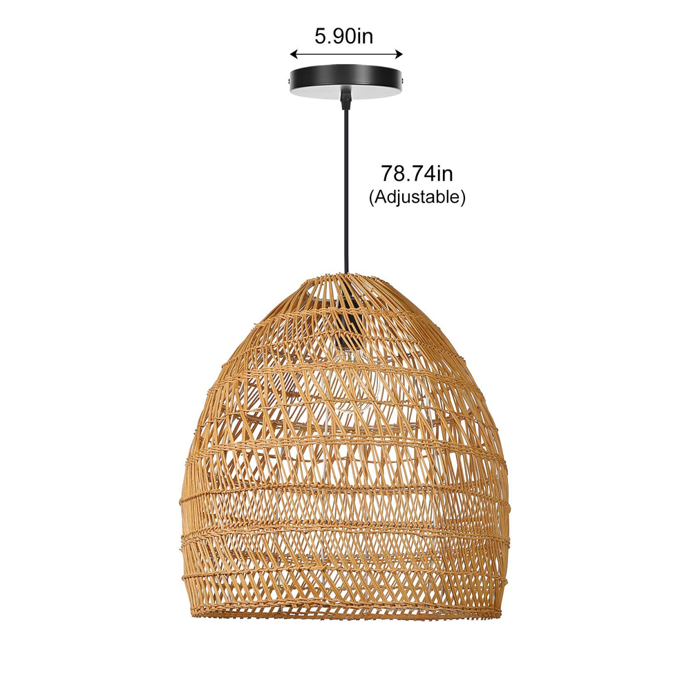 Wabi-sabi Lights Southeast Asia Living Room Hanging Chandelier-Handwovenlamp