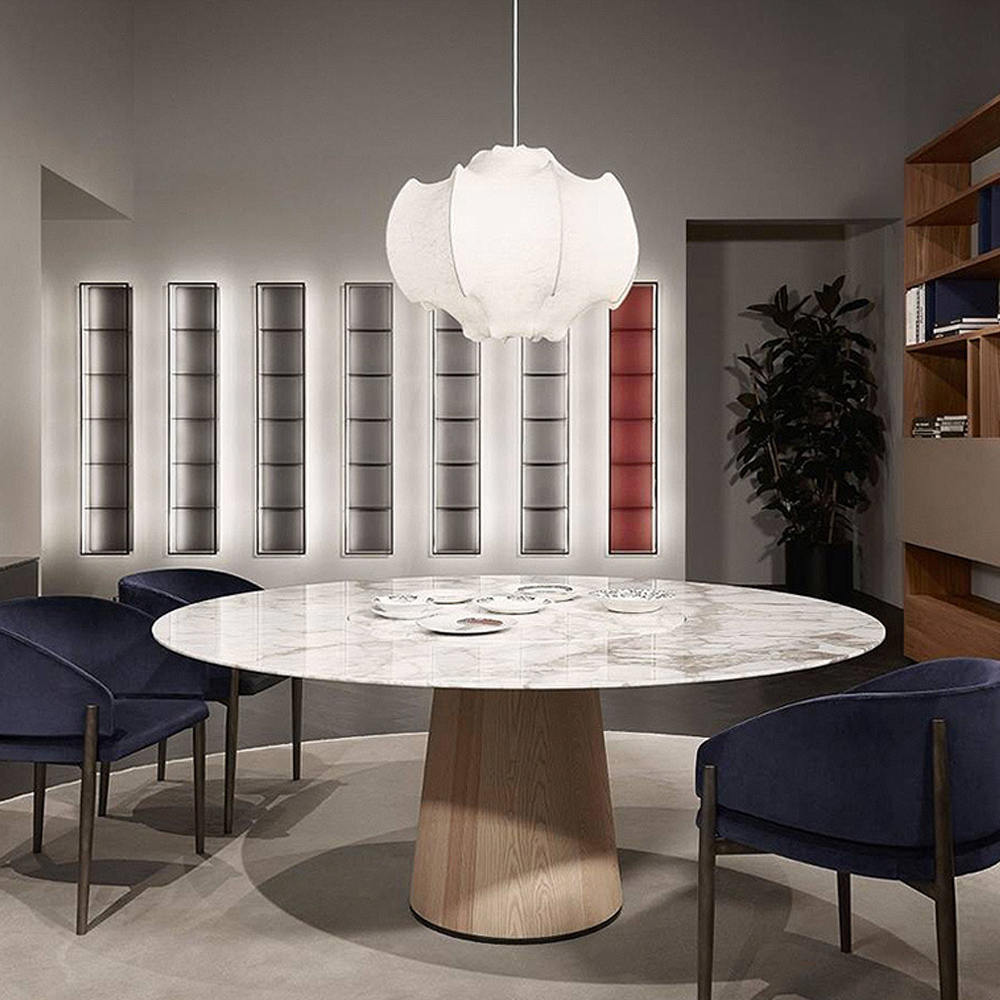 Silk Chandelier Japanese retro wabi-sabi Bedroom Dining Room Pendant Light-Handwovenlamp