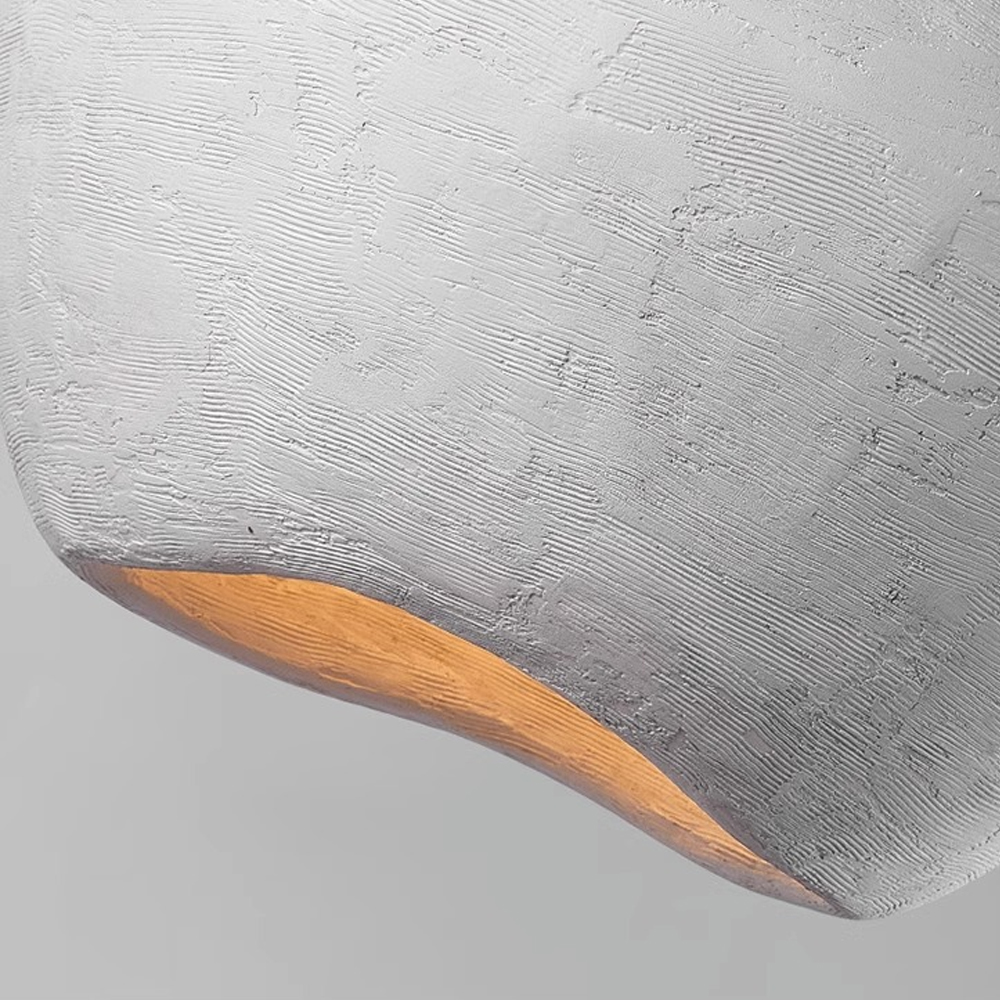 Japanese Minimalist Bell Chandelier Wabi-sabi B&B Dining Room Pendant Light-Handwovenlamp