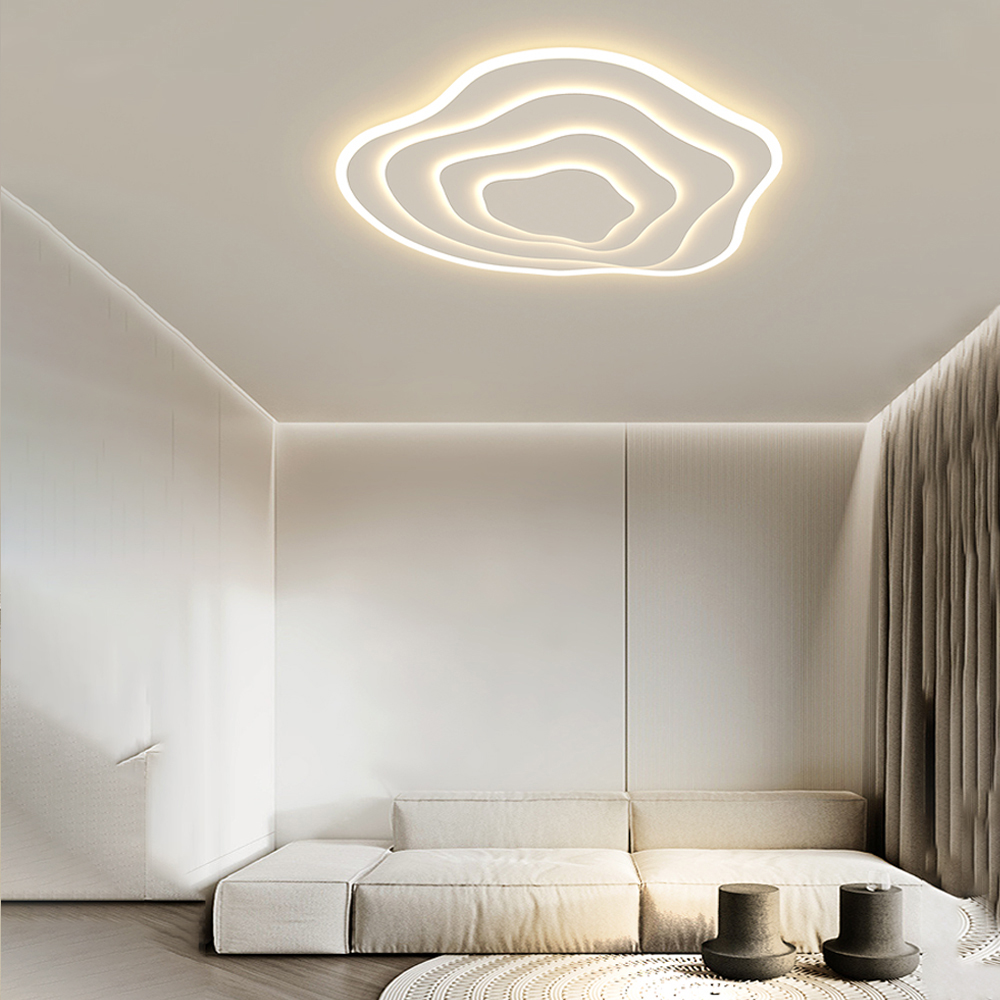 Nordic Minimalist Flower Acrylic Ceiling Light For Bedroom-Handwovenlamp