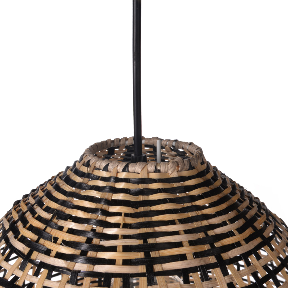 Classic Color Matching Rattan Chandelier For Dining Room-Handwovenlamp