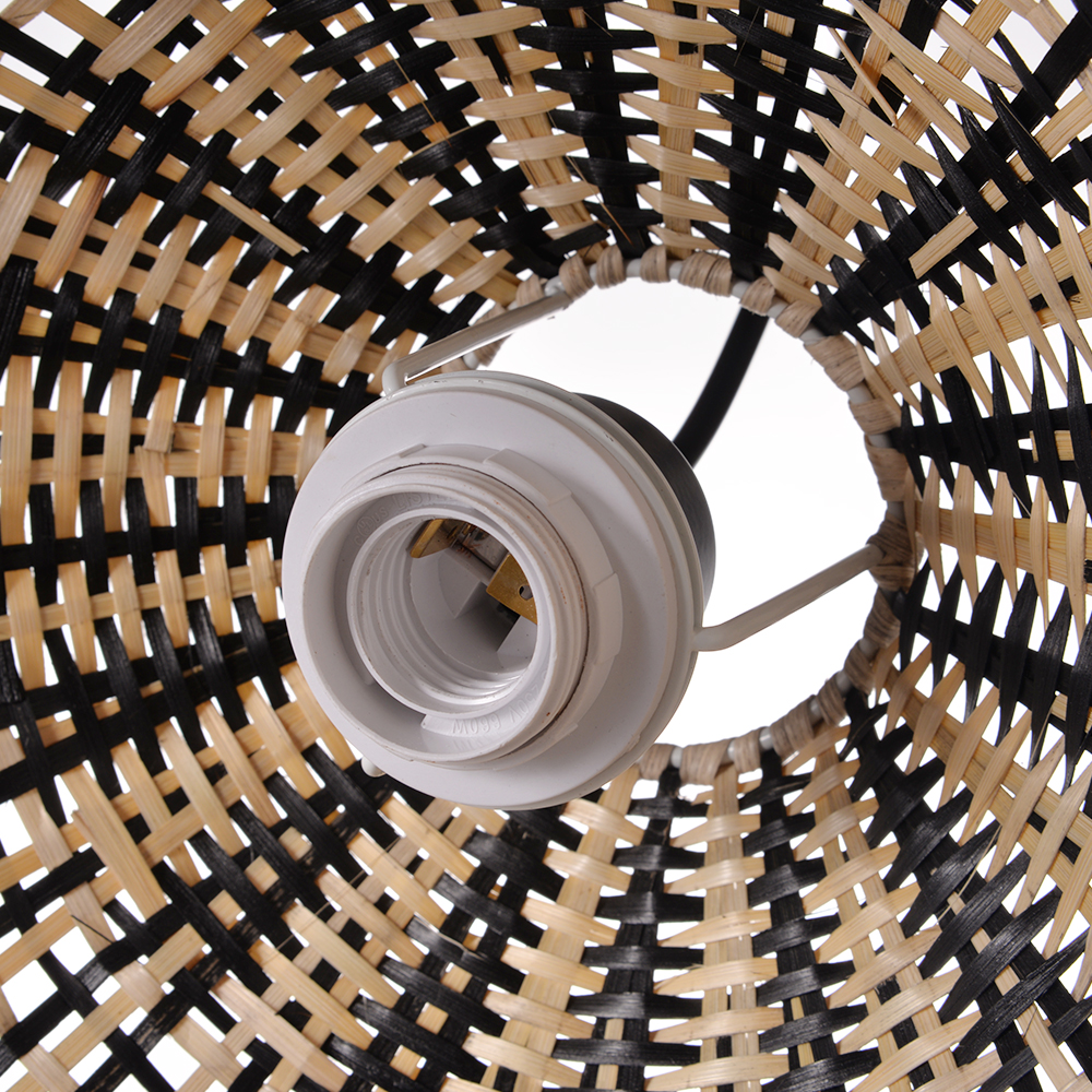 Classic Color Matching Rattan Chandelier For Dining Room-Handwovenlamp