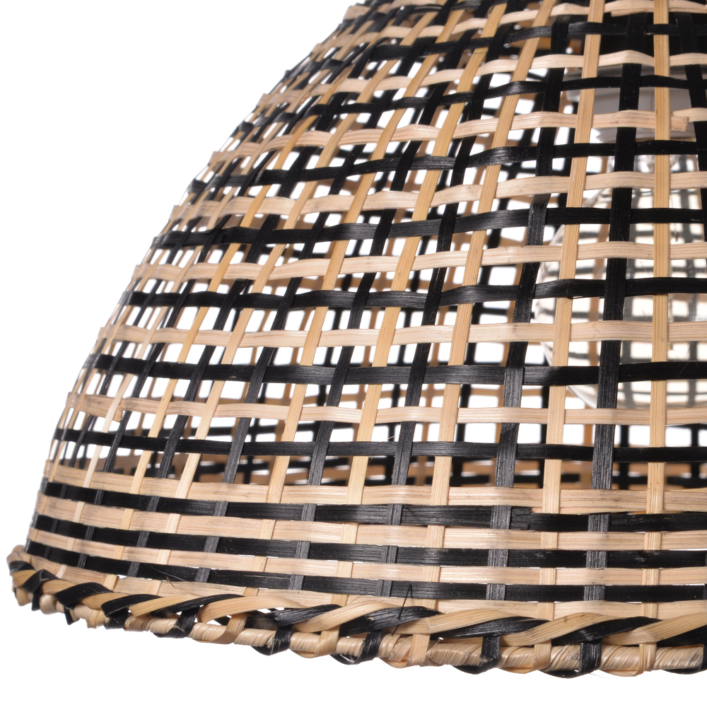 Classic Color Matching Rattan Chandelier For Dining Room-Handwovenlamp