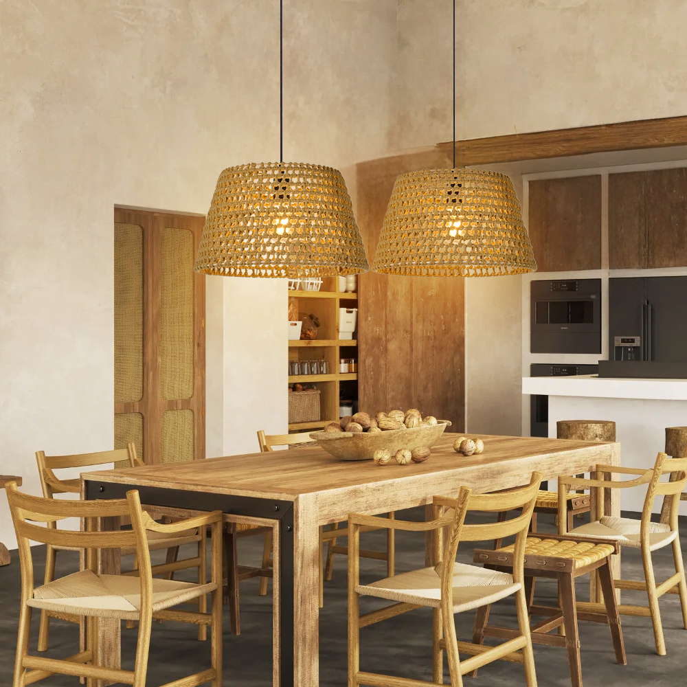 Seagrass Hanging Light Dining Area Pendant Chandelier