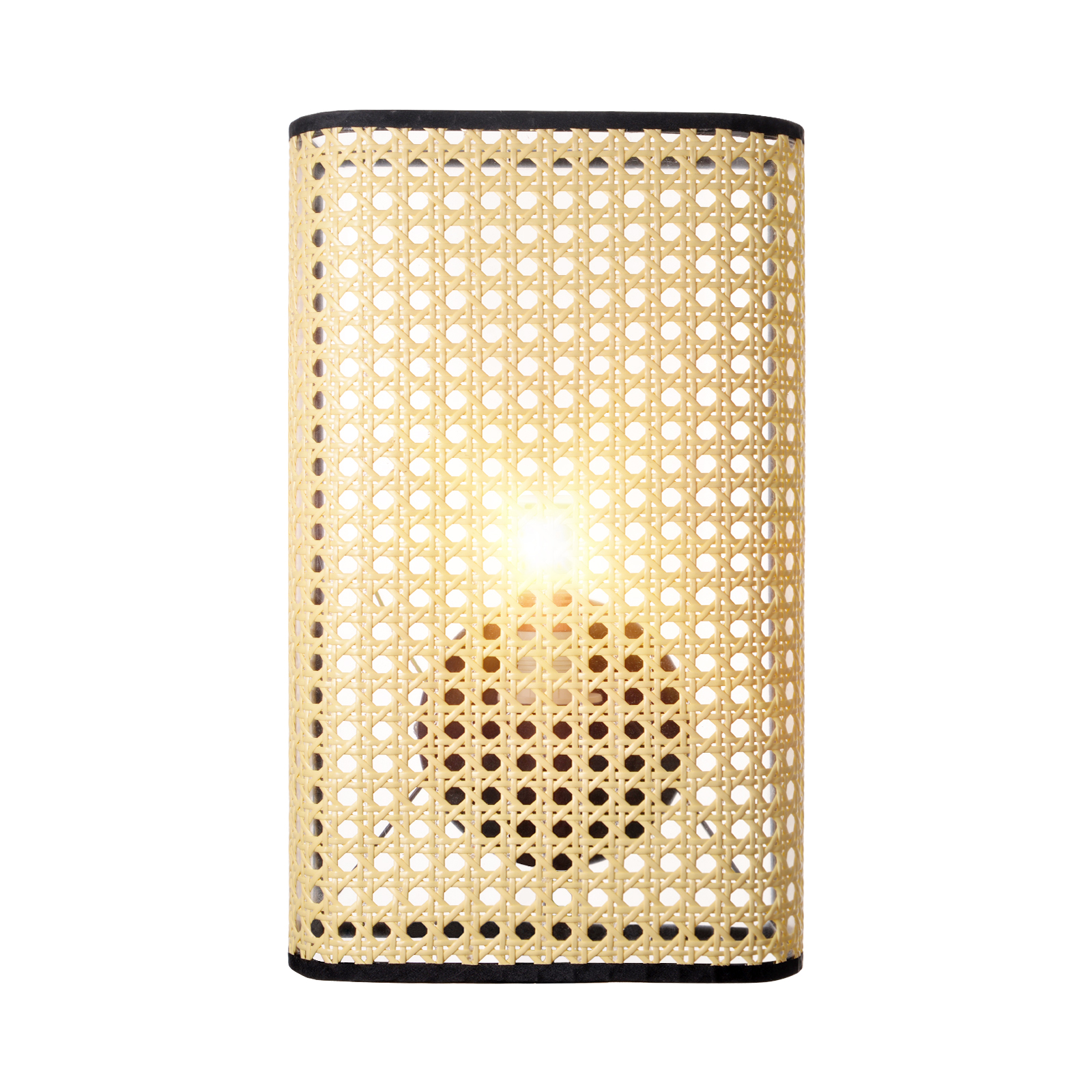 Japanese Living Room Aisle Wall Sconce Bedroom Rattan Wall Lamp-Handwovenlamp