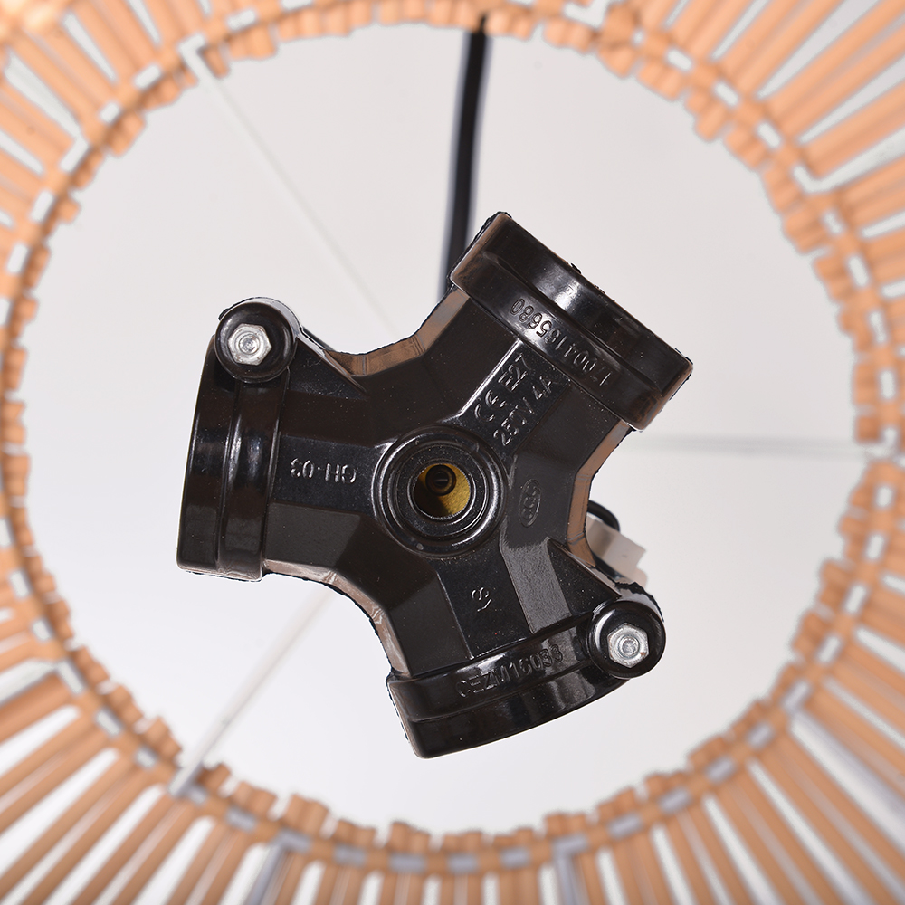 3 Bulbs Hanging Chandelier Medieval Style Dining Room Rattan Pendant Light-Handwovenlamp