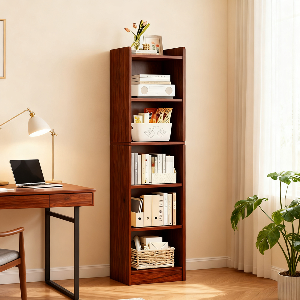 Floor-standing Bookshelf Multi-layer Living Room Display Cabinet Storage Bookcase