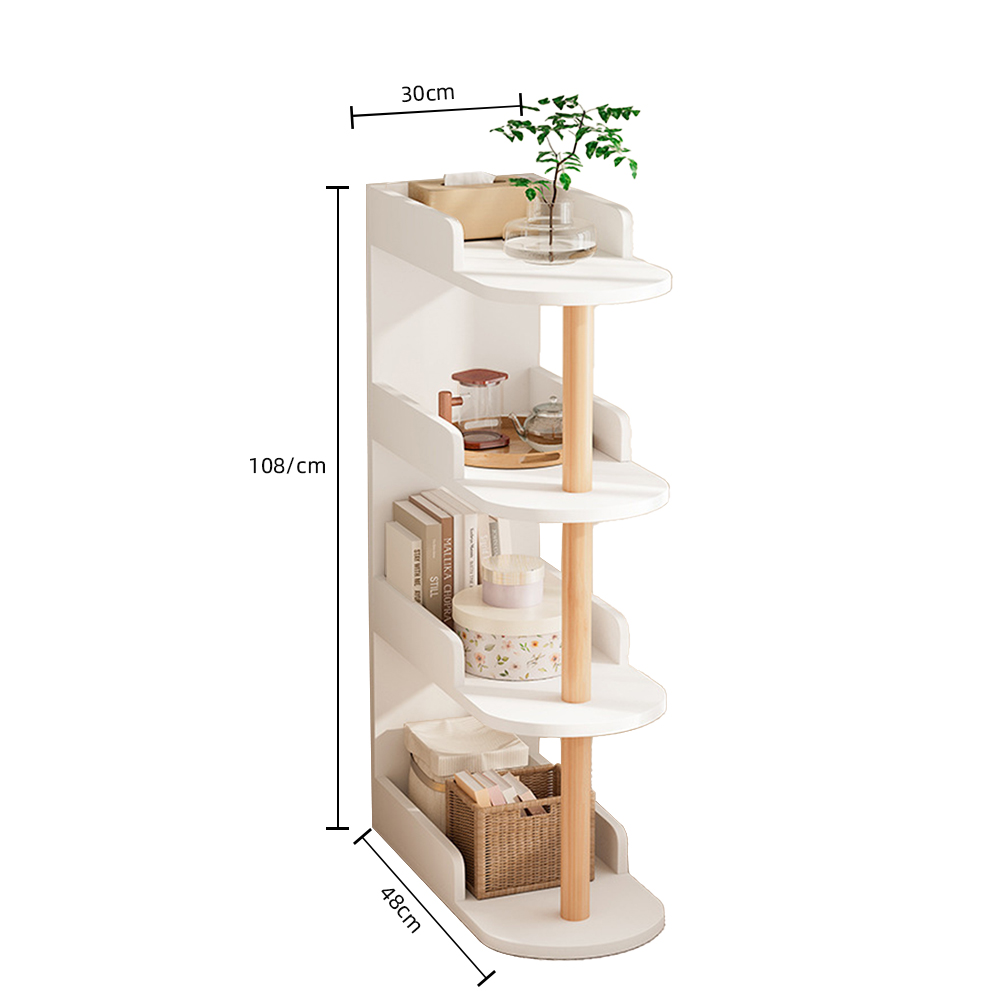 Living Room Mini Shelf Gap 4-layer Storage Cabinet