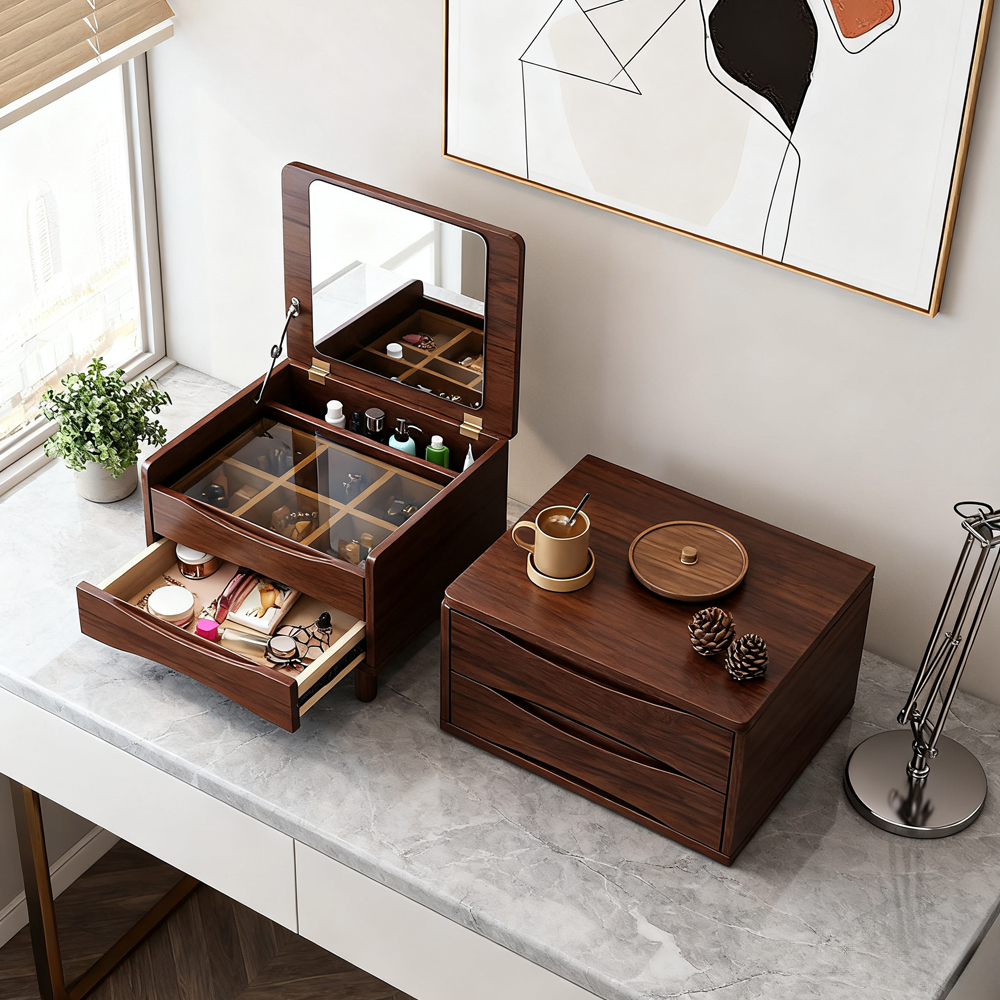 Nordic Mini Dressing Table Small Bedroom Multifunctional Storage Cabinet