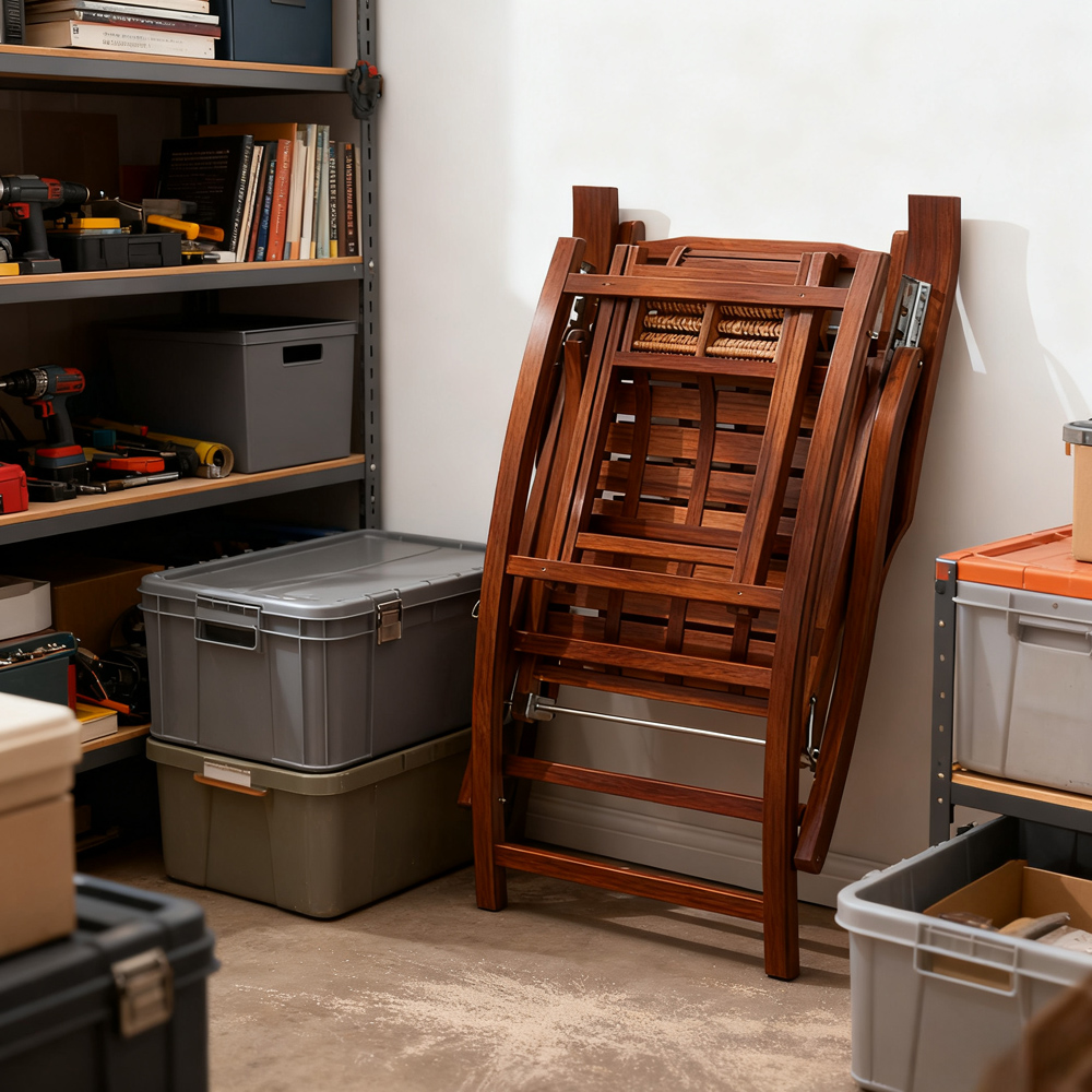 Handmade Bamboo Chair Rocking Chair Recliner Foldable Suitable for Living Room Balcony