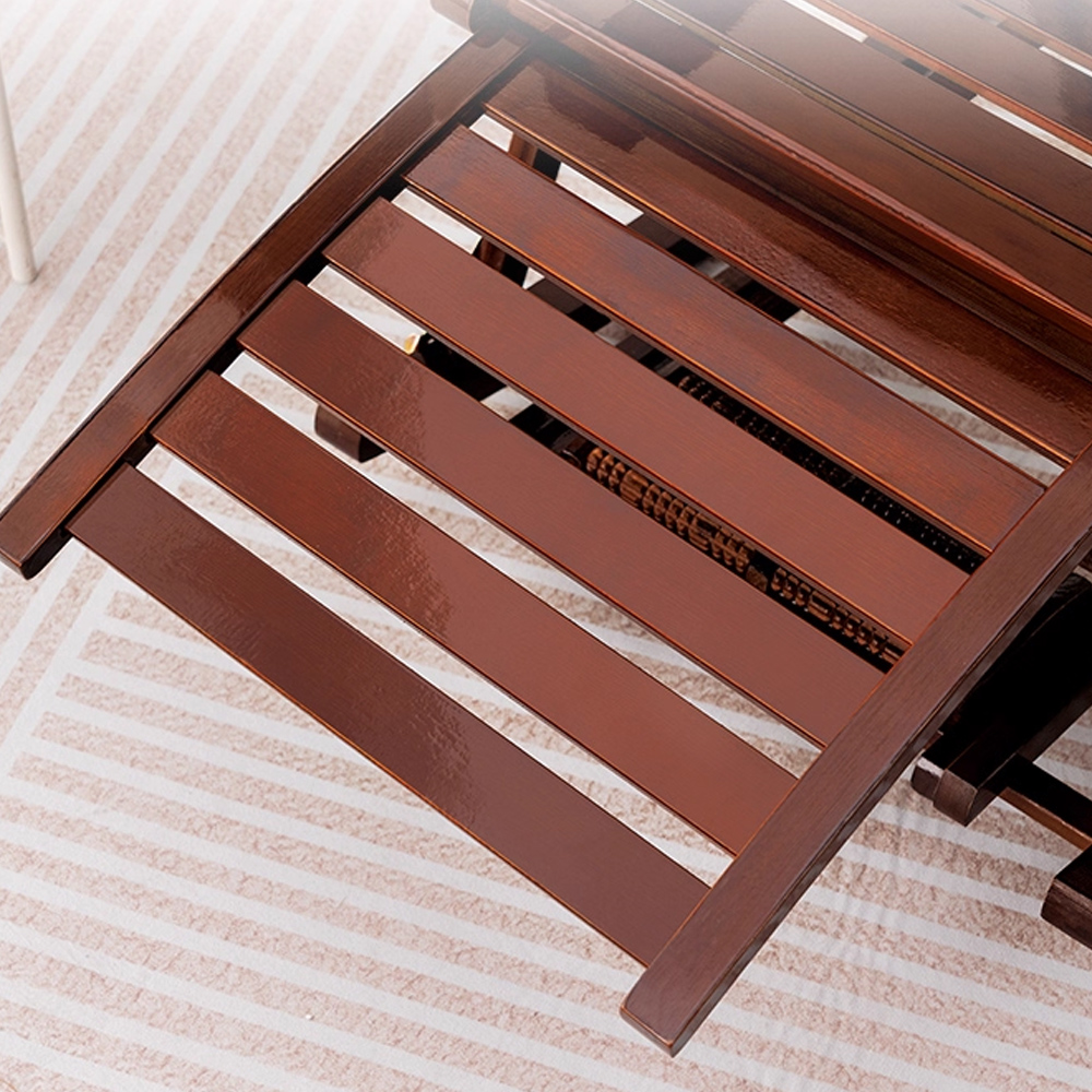 Handmade Bamboo Chair Rocking Chair Recliner Foldable Suitable for Living Room Balcony