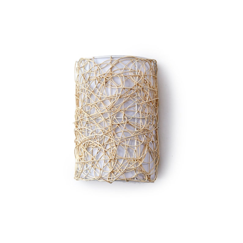 Moroccan Wicker Rattan Wall Pendant Lamps-Handwovenlamp