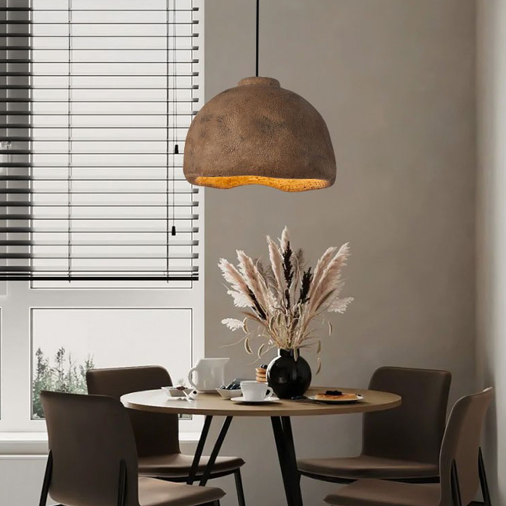 Modern Minimalist Wabi-sabi Restaurant Pendant Light-Handwovenlamp