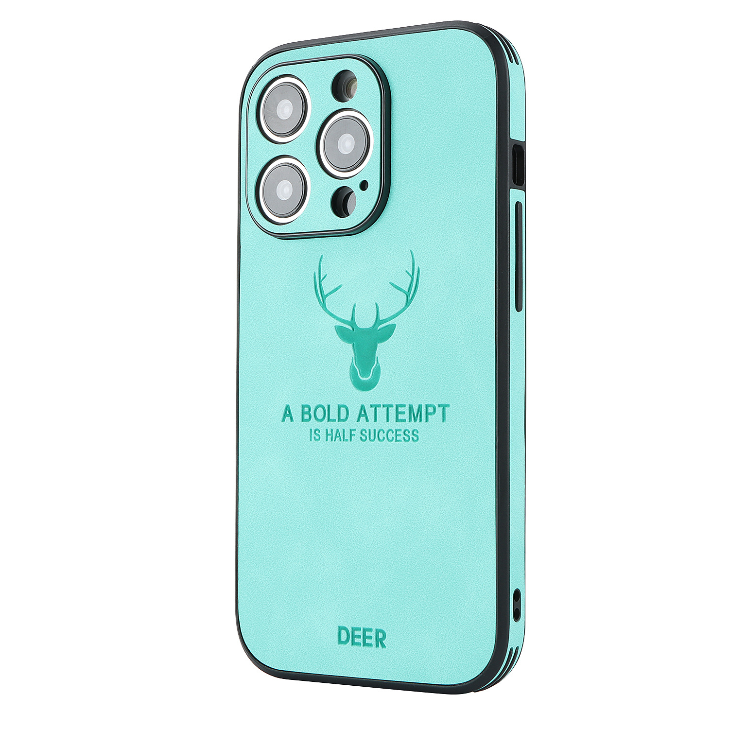Leather Deer Printed Phone Case