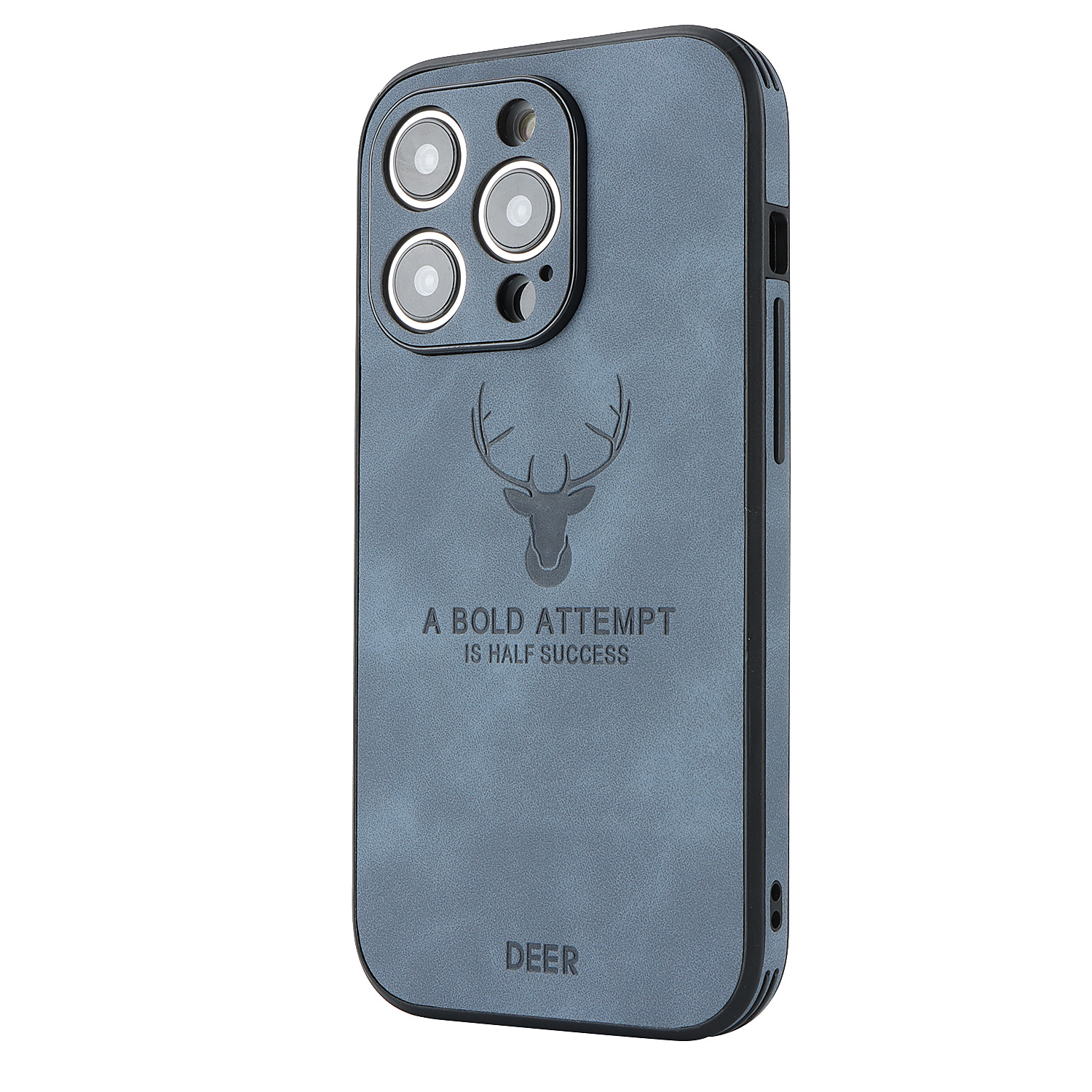 Leather Deer Printed Phone Case