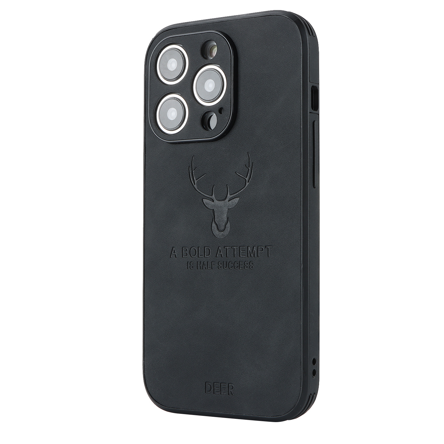 Leather Deer Printed Phone Case
