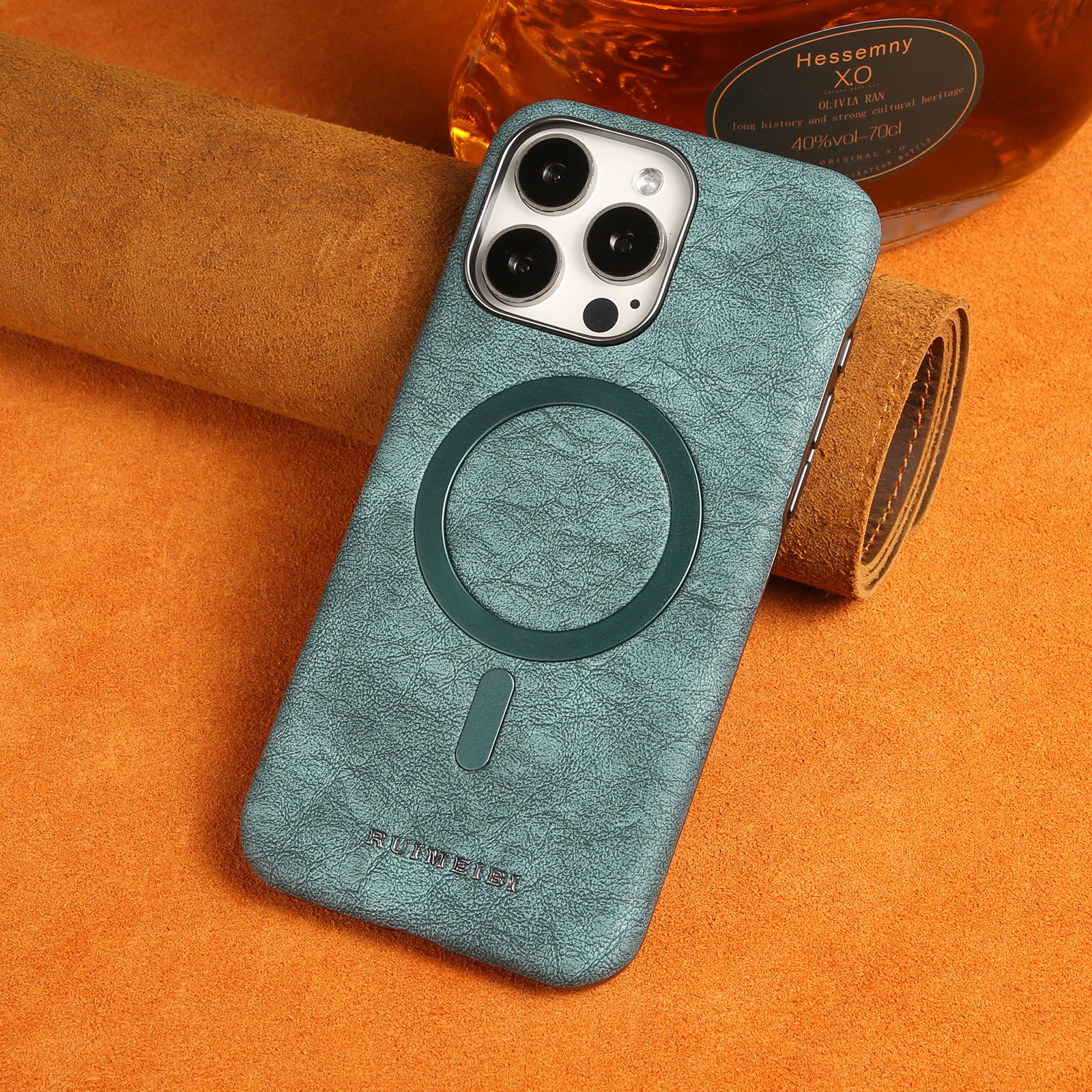 Luxury Leather Magsafe Business Phone Case