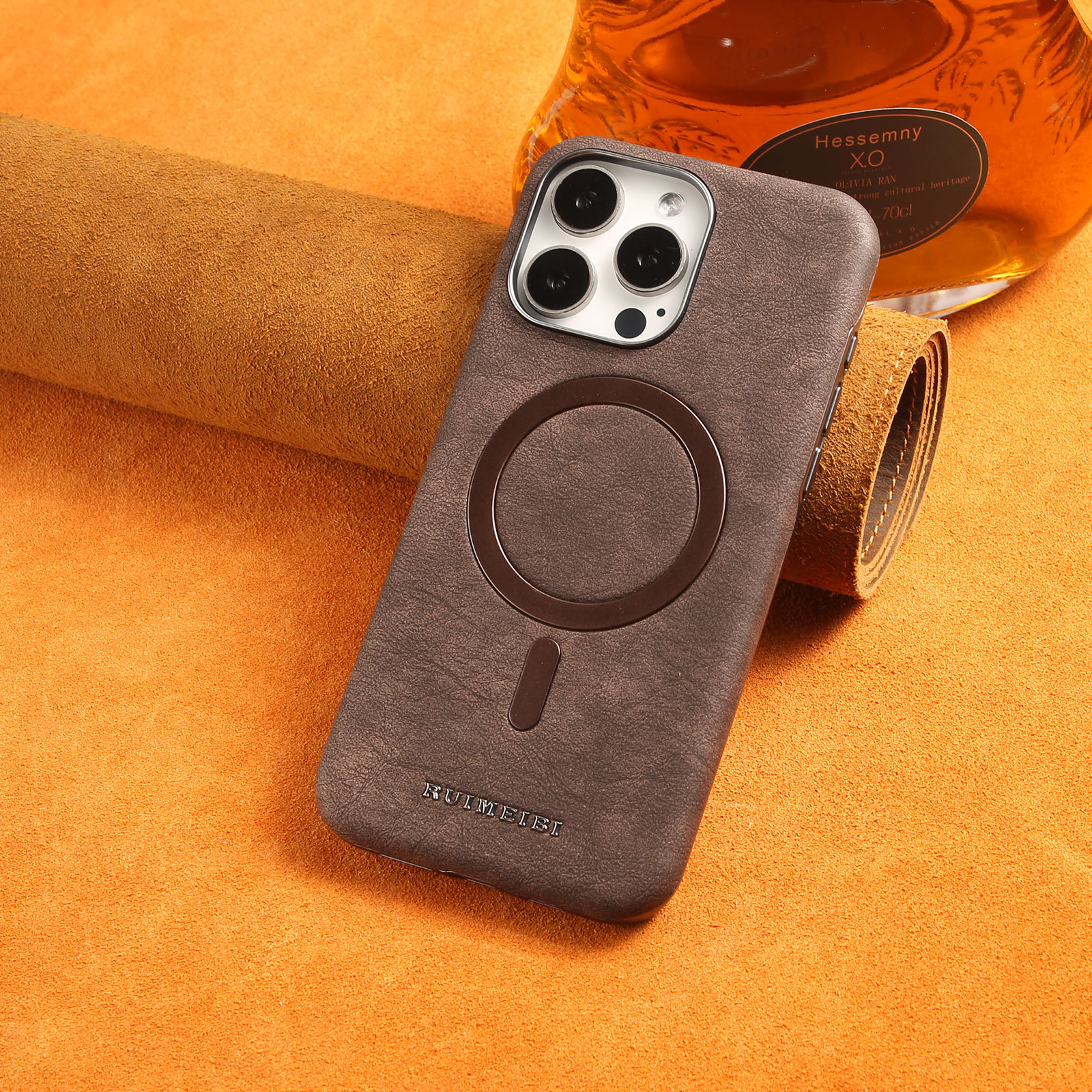 Luxury Leather Magsafe Business Phone Case