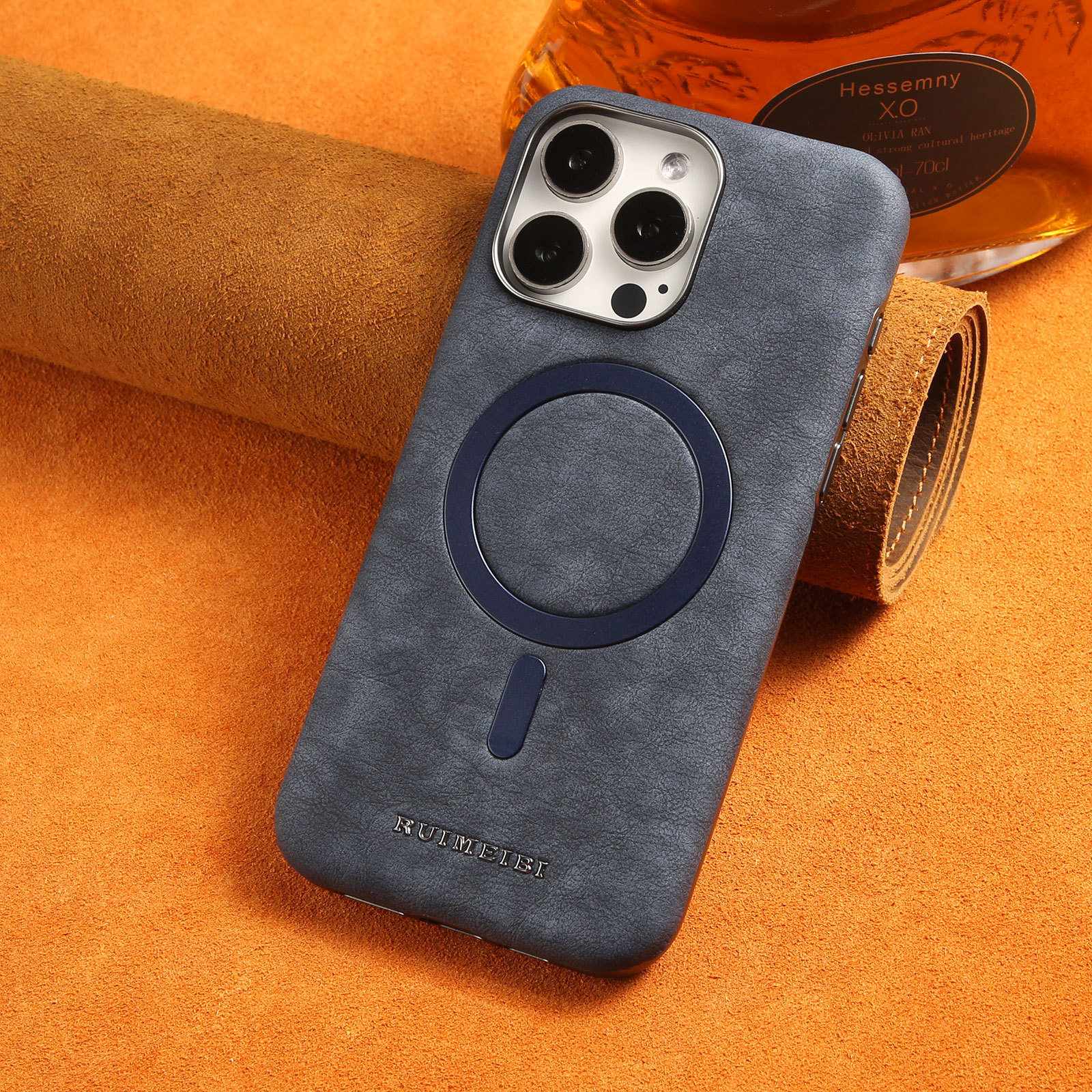 Luxury Leather Magsafe Business Phone Case
